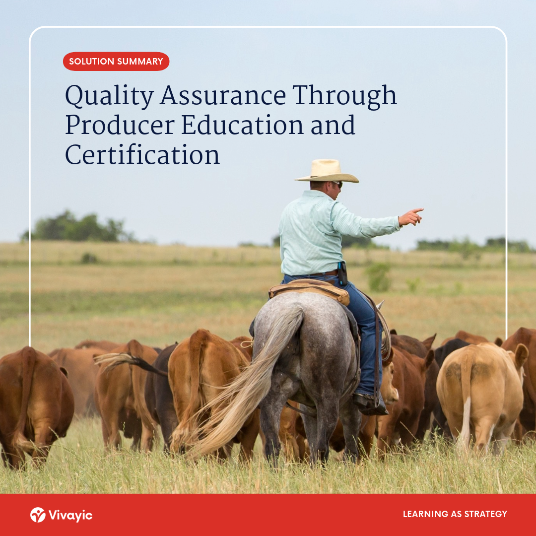 Quality Assurance Through Producer Educa...