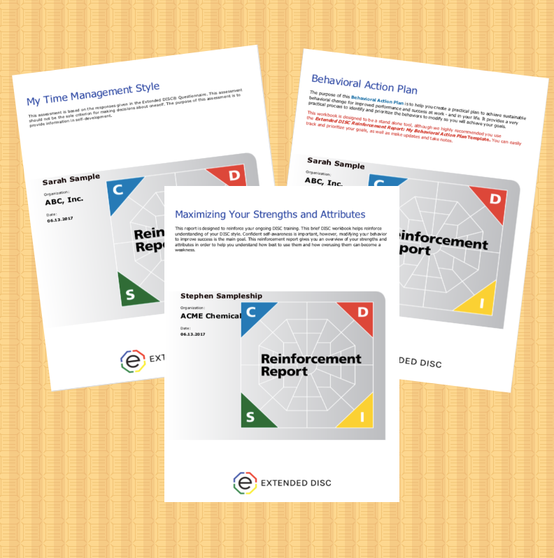 Reinforcement Reports: Keeping DISC Aliv...