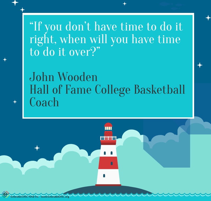 John Wooden Leadership Style Quote
