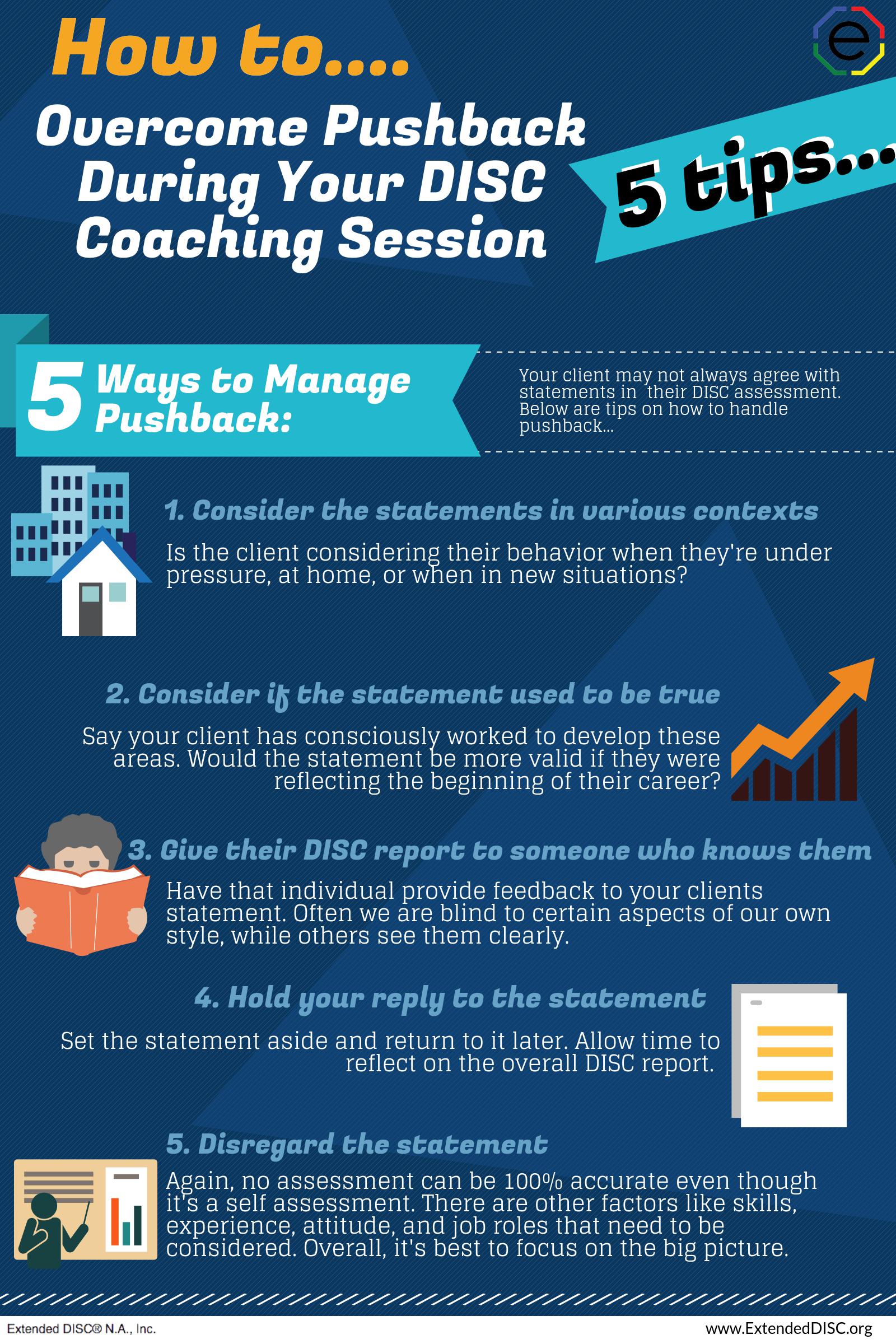 How to Manage Pushback During Your DISC Session